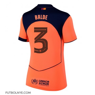 Camiseta Barcelona Alejandro Balde #3 Tercera Equipación para mujer 2025-26 manga corta Camiseta Barcelona Alejandro Balde #3 Tercera Equipación para mujer 2025-26 manga corta
